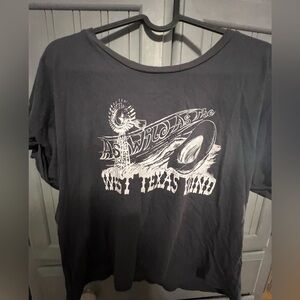 Bandit Brand T-shirt As Wild as the West Texas Wind